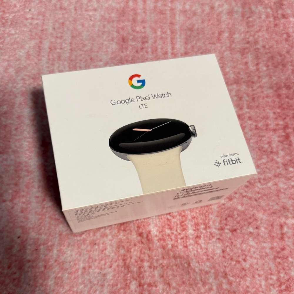 Google Pixel Watch LTE - Black and Cream Band